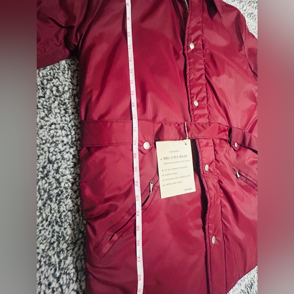 Rare Sportsmaster Red Jacket from 1960s (reworked beautifully) Vintage - Picture 16 of 16